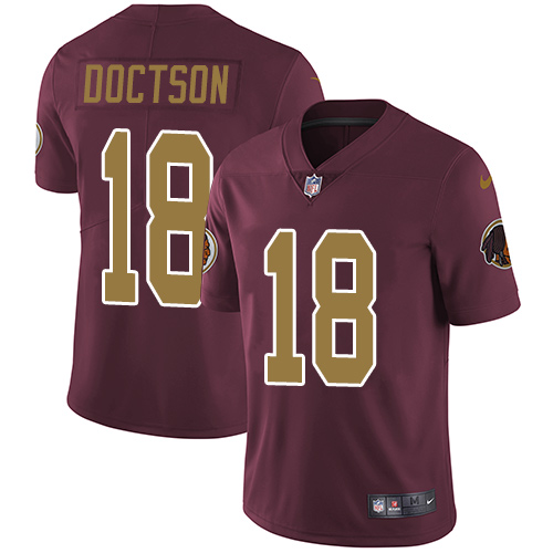 Nike Redskins #18 Josh Doctson Burgundy Red Alternate Men's Stitched NFL Vapor Untouchable Limited Jersey